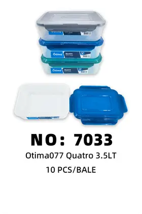 NO：7033 otima 饭盒 10PCS/BALE