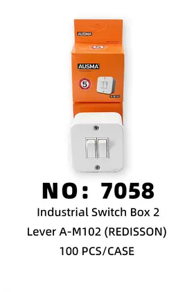 NO：7058 REDISSON二开+开关盒2*2 100PCS/CASE