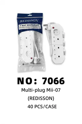NO：7066 REDISSON 开关排插 40PCS/CASE