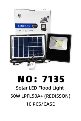 NO：7135 REDISSON太阳能室外LED灯50W 10PCS/CASE