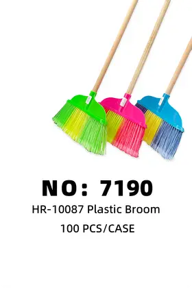 NO：7190 直头塑料扫把 100PCS/CASE