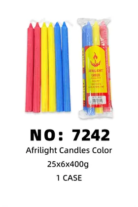 NO：7242 彩色蜡烛 1CASE/CASE