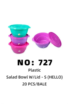 NO：727 HELLO 小号沙拉盆 20PCS/BALE