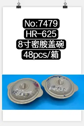 NO：7479 8寸密胺盖碗 48PCS/CASE