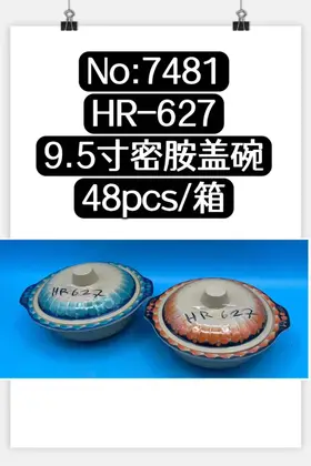 NO：7481 9.5寸密胺盖碗 48PCS/CASE