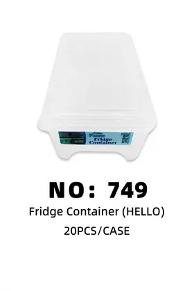 NO：749 HELLO 冰箱储存盒 20PCS/CASE