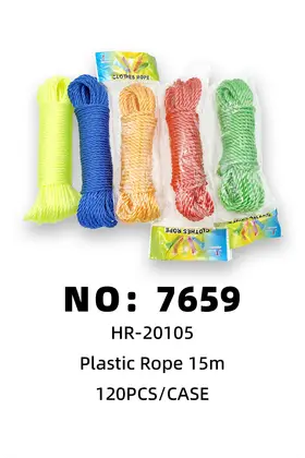 NO：7659 塑料绳子15米 120PCS/CASE