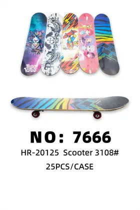 NO：7666 滑板 25PCS/CASE
