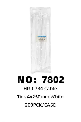 NO：7802 白色扎带 200PCK/CASE