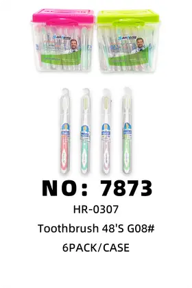 NO：7873 桶装牙刷 6PCK/CASE