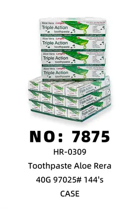 NO：7875 芦荟牙膏 1CASE
