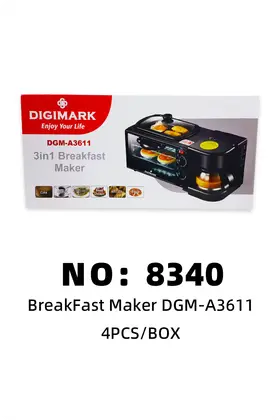 NO：8340 早餐机DGM-A3611 4PCS/BOX