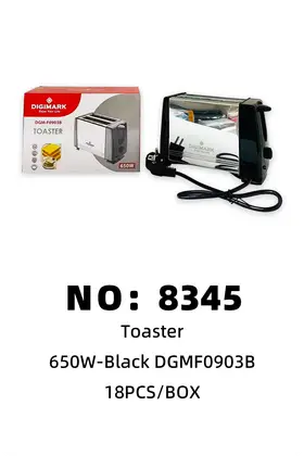 NO：8345 烤面包机650W 18PCS/BOX