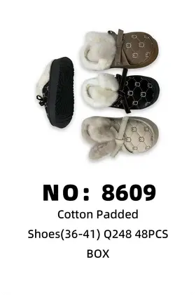 NO：8609 棉鞋48pcs 1BOX/BOX