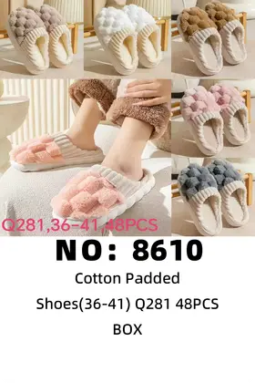 NO：8610 棉鞋48pcs 1BOX/BOX