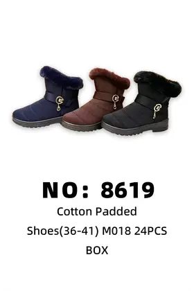 NO：8619  棉鞋24PCS  CASE