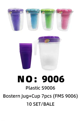 NO：9006 formosa 带杯水壶 10SET/BALE