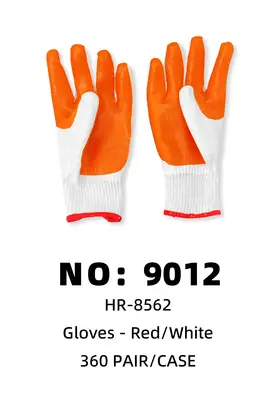 NO：9012 红胶手套 360PAIR/CASE